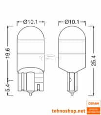 Osram LED ŽARNICA W5W LEDriving SLT 2845DWP-2BL 1W 24V W2.1X9.5d 2BL