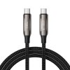 UB10T kabel USB-C / USB-C 240W QC PD 2m, črna