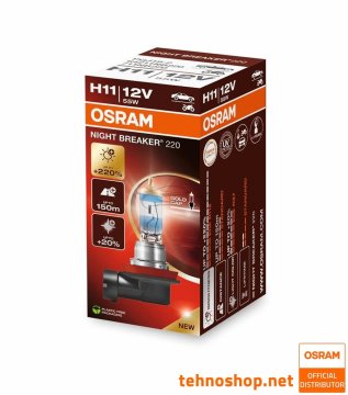 Osram ŽARNICA HALOEN H11 NIGHT BREAKER +220% 64211NB220 55W PGJ19-2 FS1