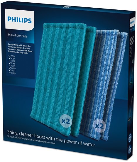 Philips Philips zbirka 4x mikrovlaken krpe za sesalnike kompatibilne s FC6404, FC6405, FC6407-FC6409, FC6728 in drugimi