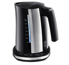 MELITTA Melitta LOOK AQUA DELUXE črni električni kotliček, 1.7 L, 2400 W, 3 nastavitve temperature, LED zaslon, brezžičen