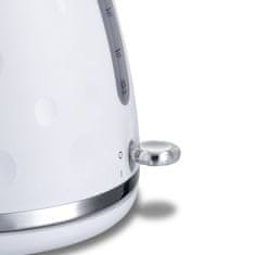 Eldom Kettle ELDOM C245 SB, 1.7 L, bele barve, brezžičen, 2000 W, avtomatsko izklop, zaščita pred pregrevanjem