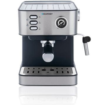 Blaupunkt Blaupunkt CMP312 Espresso kavni aparat s funkcijo penilnika in kapaciteto do 2 skodelici, črna barva, 850 W