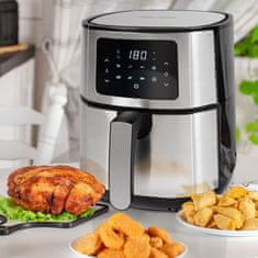 ProfiCook ProfiCook PC-FR 1239 H Samostoječi vroči zrak ocvrtnik, 5.5 L, črna nerjaveča jeklena konstrukcija, 1400 W