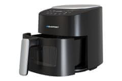 Blaupunkt Globoko cvrtnik Blaupunkt AFD512, 3.7 l, 1300W, enostavno čiščenje, digitalni časomer, črna/srebrna barva