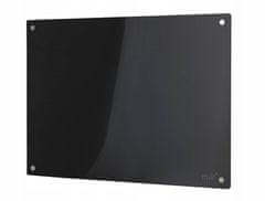 Mill Pametna steklena grelna plošča MILL GL600WIFI3 črna z Wi-Fi, Bluetooth in LED zaslonom, 600 W, za prostore do 11 m²