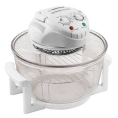 Esperanza Kombinirana halogenska pečica Esperanza EKO003, 12 L, 1400 W, prozorna/bela, z več funkcijami kuhanja