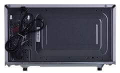 Sharp Mikrovalovna pečica SHARP YC-PS201AE-S, 20 L, 700 W, digitalni timer, srebrna barva, 6 močnivih stopenj, površinska zasnova