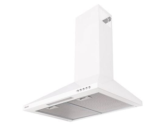 MAAN Elegantna bela kuhinjska nape MAAN VELA 2 50, 3 hitrosti, LED osvetlitev, visoka moč ekstrakcije 315 m³/h.