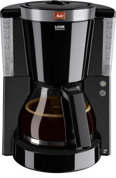 MELITTA Kavni aparat Melitta Look IV Select 1011-04, 10 skodelic, črna, z možnostjo nastavitev trdote vode, dripper sistem