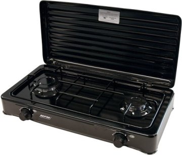 MPM MPM SMILE-KN-02/1KB Plinski štedilnik z 2 kuhama, bel, 285 g/h, za butan/propane - idealen za domačo kuhinjo