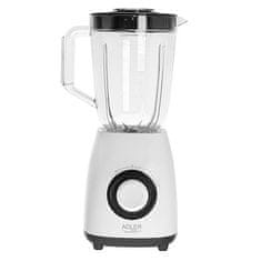 Adler Miksa za mizo Adler AD4085, 1000 W, 1.5 L, črna/bela, 2 hitrosti, odstranljiva posoda, mehanično upravljanje