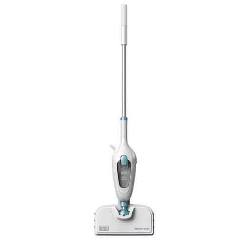 Black+Decker Črni in Decker FSMH13E10 parni čistač 1300 W - bela, 9 dodatkov, hitra ogrevanje, dolžina kabla 4,8 m, idealen za čiščenje.
