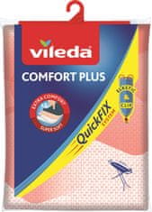 Vileda Prevleka za likalno desko Vileda Comfort Plus, 130 cm x 45 cm, iz bombaža in pene, kakovostna zaščita površine
