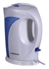 Esperanza Električni kuhalnik vode Esperanza EKK018B, 1.7 L, bel/moder, 2200 W, brezžičen, s protections proti suhemu kuhanju