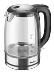 Amica Kuhinjska električna kotliček Amica KD 2050G Inox, 1.7 L, 2200 W, prozoren, s zaščito pred pregrevanjem