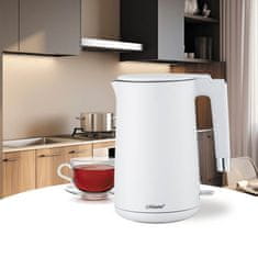 MAESTRO Električni grelnik vode Maestro MR-026-WHITE, 1.7L, 1800W, beli, samozapiranje, nerjaveče jeklo
