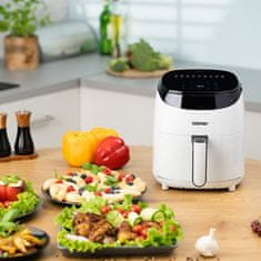 Zelmer Zelmer ZAF3551W nizkokalorična friteza 3,5 L, 1200 W, samostojna, črna/bela, digitalni zaslon, 9 programov