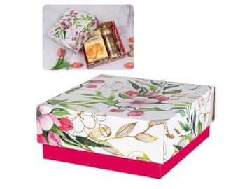 sarcia.eu Roza cvetlična škatla s fasonom 20x20x8,5 cm