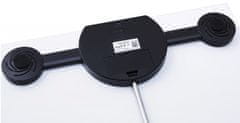 Esperanza Osebna tehtnica Esperanza EBS016W, kvadratna, elektronska, bele barve s analizo telesne maščobe in povezavo Bluetooth