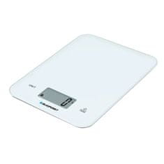 Blaupunkt Kuhinjska tehtnica Blaupunkt FKS401, 10 kg, bele barve, natančnost 1 g, vključene baterije, zaslon na dotik