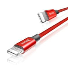 BASEUS Kabel Baseus Yiven Lightning 180 cm 2A, rdeč - visoka kakovost, hitra polnitev in trpežna zasnova
