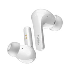 Belkin Belkin SOUNDFORM Flow Brezžični slušalke za klice in glasbo, USB Type-C, Bluetooth, bele, vodoodporne.