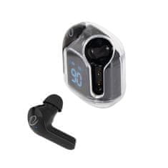 Esperanza Brezžične in-ear slušalke Esperanza EH238K Bluetooth TWS v črni barvi, z dotikovnim upravljanjem in dolgo avtonomijo.