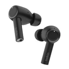 Belkin Belkin SoundForm Pulse brezžične slušalke TWS - Črne, vodoodporne, z 35 urami predvajanja, idealne za glasbo in šport.