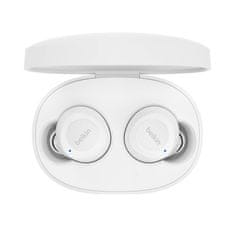 Belkin Brezžične slušalke Belkin SoundForm Bolt - IPX4, 28h predvajanja, pričvrstitev za šport in vsakodnevno rabo, bele