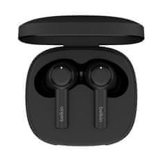 Belkin Belkin SoundForm Pulse brezžične slušalke TWS - Črne, vodoodporne, z 35 urami predvajanja, idealne za glasbo in šport.
