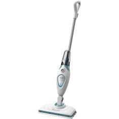 slomart Parni čistilec Black & Decker FSM1605, bele barve, 1300 W, kapaciteta 0,35 L, 14 minut delovanja, dolžina kabla 5 m