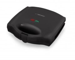 Esperanza Sandwich maker Esperanza EKT006K, 700 W, črna, z nelepimi ploščami, enostavno čiščenje, vključuje žar in vafeljne plošče