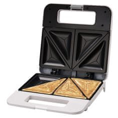 Esperanza Sandwich toaster Esperanza EKT010W, 1000W, bele barve, protizdrsna podlaga, ročaj z zaklepom, enostavna uporaba