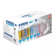 N'OVEEN Ročni parni čistilec N'oveen HGS340, 20 g/min, hitro segrevanje, bel, 900-1100 W, z dodatki za učinkovito odstranjevanje gub.