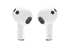 Samsung Samsung Galaxy Buds3 Brezžične slušalke TWS, bele, z aktivnim zvočnim odstranjevanjem, USB-C, 30h predvajanja