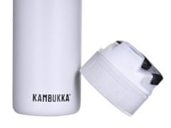 Kambukka Elton toplotna steklenica Chalk White, 600 ml, brez BPA, odzivna, enostavna za čiščenje, ohranja toploto do 10 h