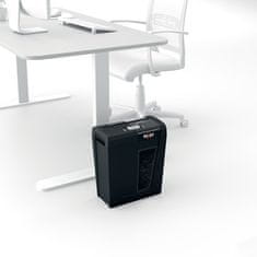 Rexel Univerzalni uničevalec dokumentov Rexel Secure X8, razred zaščite P-4, zmogljivost 8 listov, križno uničevanje, črna barva