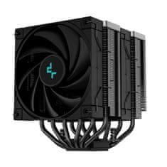 DEEPCOOL DeepCool AK620 ZERO DARK hladilnik procesorja, črn, 2 ventilatorja, TDP 260 W, podpora za večino sockets