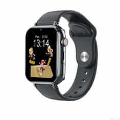 slomart Pametna ura Manta Junior Joy 4G za otroke, črna, s pedometrom, GPS in AMOLED zaslonom