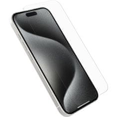 slomart OTTERBOX POLYARMOR Premium stekleni zaščitnik za iPhone 15 Pro - Prozorni, enostaven za aplikacijo, brez mehurčkov