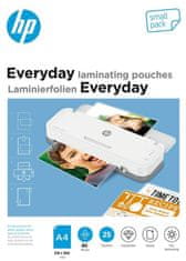 slomart HP Everyday laminacijski film A4, 25 kosov, debelina do 80 µm, za zaščito dokumentov in tiskovin.