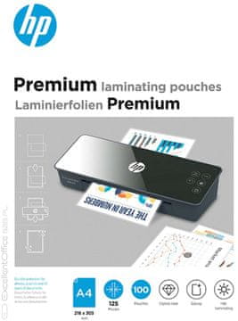 slomart HP Premium laminirni film A4, 100 kosov, debelina 125 µm, hitrost dostave 24 ur