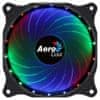Aerocool Aerocool COSMO12FRGB 12cm Tiha LED RGB Računalniški Ventilator z Molex Povezavo, Črna