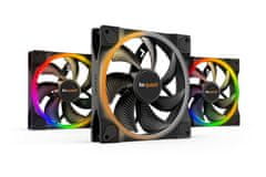 Be quiet! be quiet! Light Wings 140mm ARGB PWM ventilator črna 3 pakiranje - Tiho delovanje z RGB osvetlitvijo in visoko zmogljivostjo.