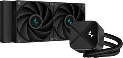 DEEPCOOL WATER COOLING DEEPCOOL R-LS520 - AIO hladilnik za procesor z LED osvetlitvijo, 2 ventilatorja, podporo za LGA in AM4.