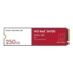 WD Western Digital WD Red SN700 250 GB M.2 NVMe SSD, PCIe 3.0, visoka hitrost prenosa, za NAS naprave