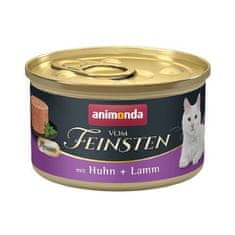 Animonda ANIMONDA Vom Feinsten Mousse - Mokra hrana za mačke s piščancem in jagnjetino, 85 g, brez glutena, brez umetnih barvil
