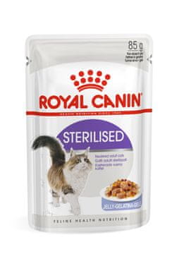 Royal Canin Royal Canin FHN Sterilizirana mokra hrana za odrasle mačke v omaki - 12x85g, zdrava teža, za sterilizirane mačke