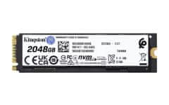 Kingston Kingston Technology 2048G KC3000 M.2 2280 NVMe SSD - Zmogljiv in hitra shramba za PC in prenosnike, 7000 MB/s, 2.05 TB